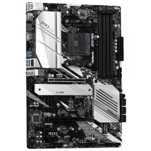 Мат.плата AMD ASRock X570 PRO4 ,MB Socket AM4, ATX, AMD X570 (HDMI, DP, SB, GNIC) 4DDR4, 2PCIx16, 2P