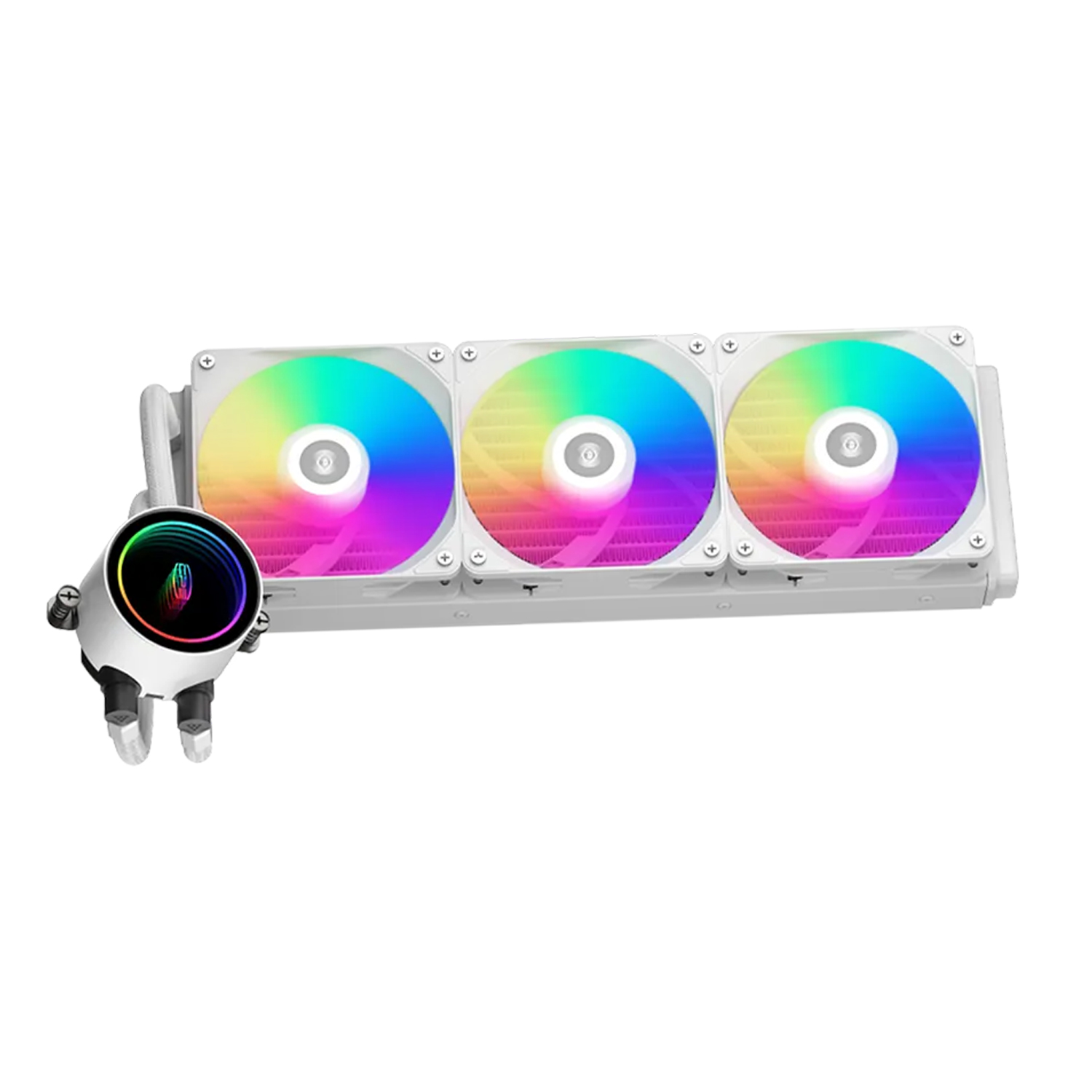 Водяное охлаждение для CPU PCCooler DA360 Pro ARGB WH TDP 300W LGA 115X/1200/1700/1851/20XX/AM5/AM4 White DA360 Pro ARGB WH