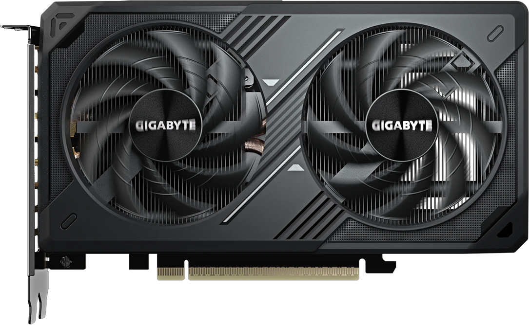 Видеокарта Gigabyte 8 Gb RTX5060 WINDFORCE MAX OC 8G (GV-N5060WF2MAX OC-8GD), GDDR7, 128bit, 1-HDMI, 3-DP, Windforce 2X Fan, 199*116*40 мм, Цветная ко