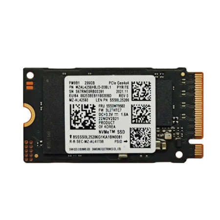 256 GB SSD M.2 Samsung PM9B1 MZ-AL42560 2242 PCI-E чтение до 3300 МБ/сек / 1250 МБ/сек OEM