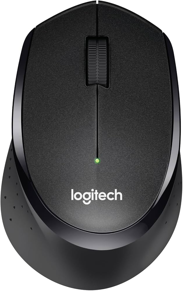 Мышь Logitech M330 Silent, Черный ,Mouse Wireless, optical, 1AA, USB [910-004909]