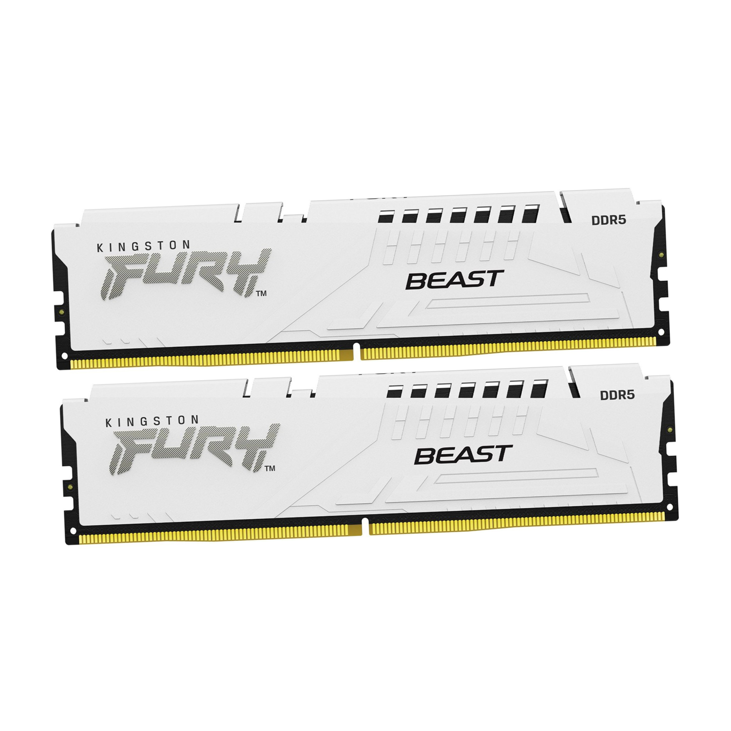 DDR5 Kingston 32 Gb KIT Fury Beast (AMD), KF564C32BWEK2-32, white ,DIMM kit <6400MHz> (2x16GB), CL32