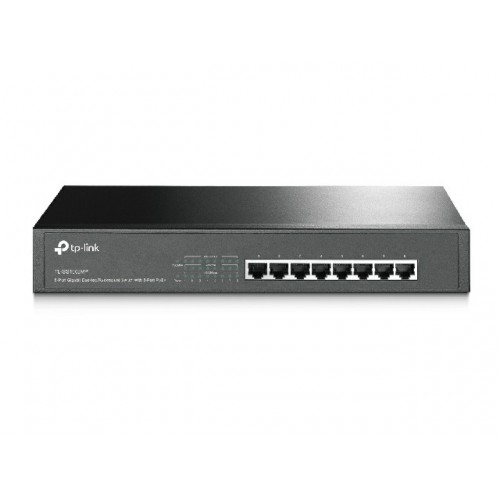 Коммутатор PoE+ GbE  8-портовый Tp-Link TL-SG1008MP <8-Port Gigabit Switch with 8-Port PoE+ IEEE 802