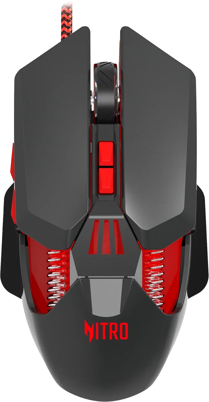 Мышь Acer Nitro OMW302, USB, Черный ,Mouse Optical 7200 dpi, Cable 1.8, black