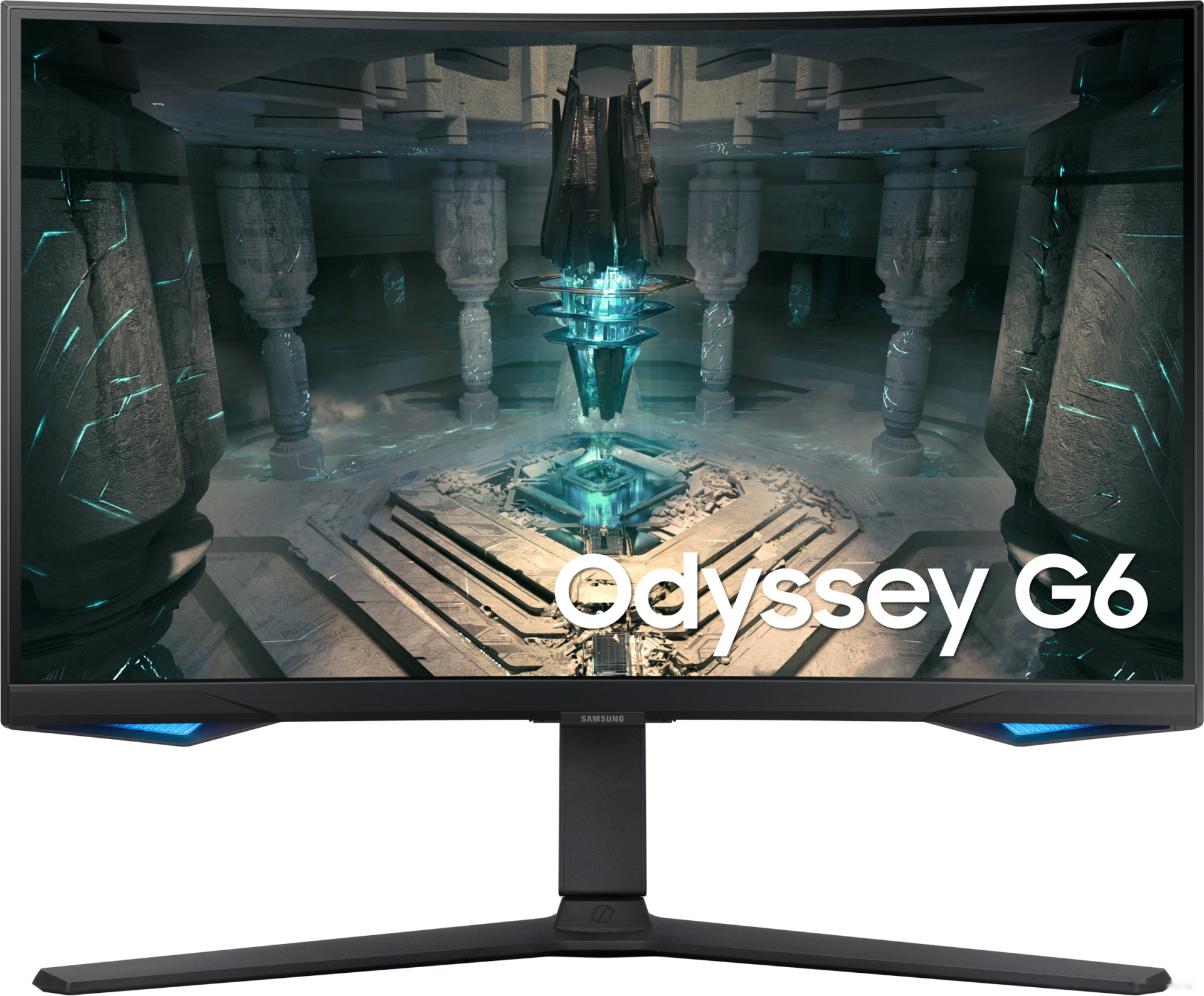 Игровой монитор Odyssey G6 Smart 32" SAMSUNG LS32BG650EIXCI VA 2560x1440 240Hz 1мс 350кд/м2 2500:1 2xHDMI 1xDP HDR600 178°(Г)/178°(В),  Встроенные кол