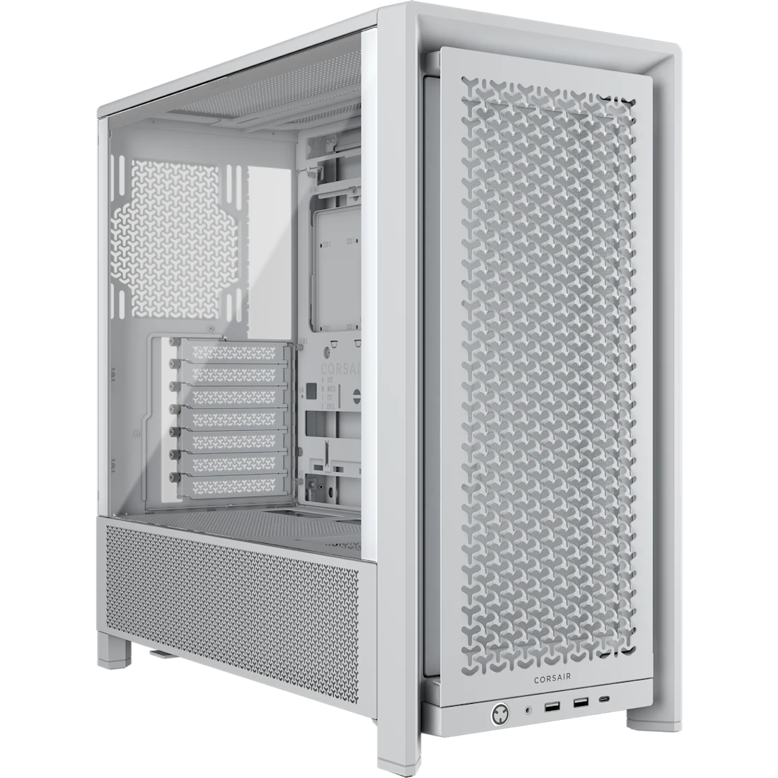 Корпус Corsair FRAME 4000D Mid-Tower, White/CC-9011291-WW