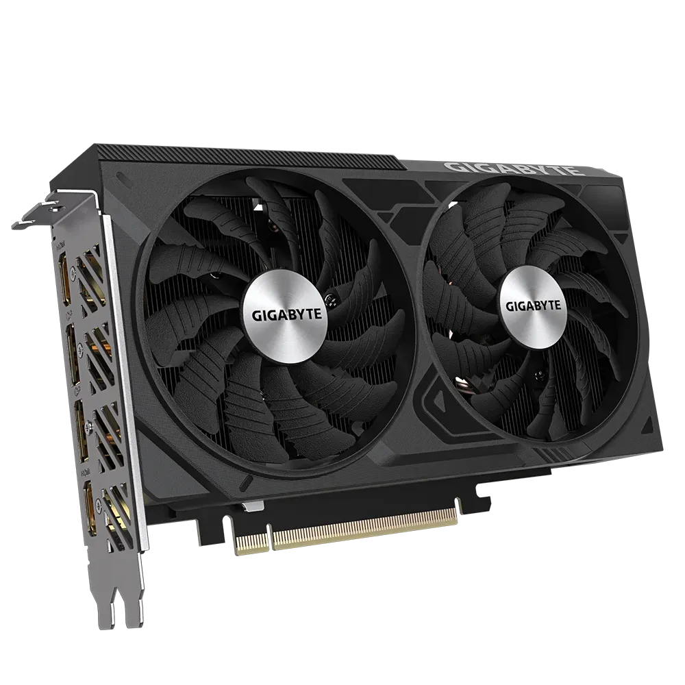 Видеокарта 16 Gb Gigabyte RTX 4060 Ti WINDFORCE OC [GV-N406TWF2OC-16GD], 16 GB ,GPU NVIDIA,, 2HDMI/2DP, GDDR6/128bit, [GV-N406TWF2OC-16GD]