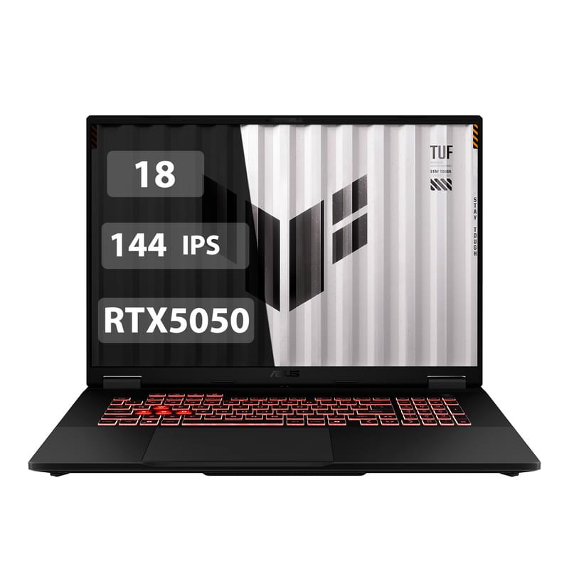 ASUS TUF Gaming A18/ FA808UH-S8049/ Ryzen 7 260/ 16 DDR5/ 512 NVMe/ 8 Gb RTX5050/ 18" 144 IPS/ DOS/ 90NR0NM1-M002F0