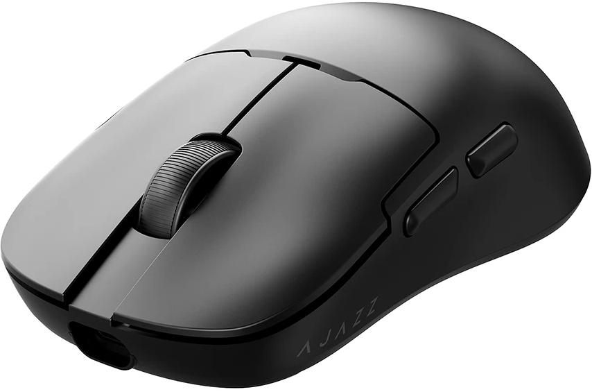 Мышь, Ajazz, AJ159/NLP/Black, AJ159 NL P, Оптическая, Сенсор Ajazz-T PAW3395, до 26000 DPI, 650 IPS, 6 кнопок, Беспроводная, USB, Bluetooth, NearLink,