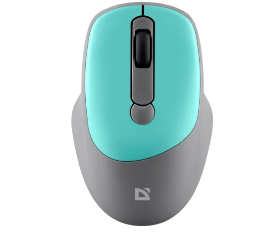 Мышь беспроводная Defender Feam MM-296 бесшумная мятный