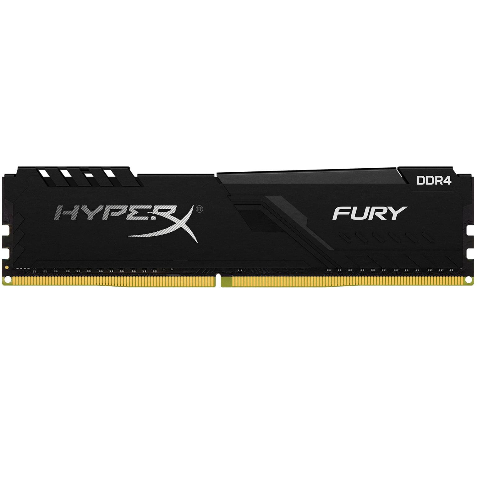 DDR4 Kingston 8 Gb HyperX Fury, HX434C16FB3/8,Черный ,DIMM <PC4-27700/3466MHz> CL16, 8 chip,black