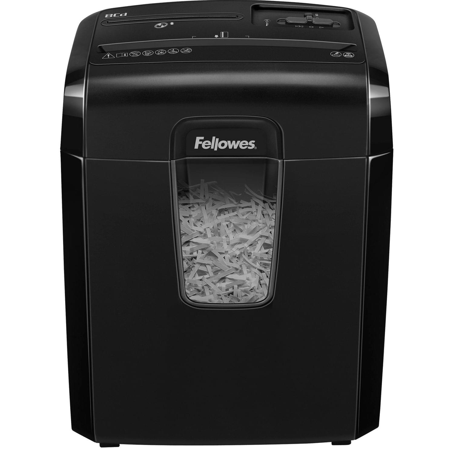 Шредер, Fellowes, Powershred 8Cd (FS-46921), Уровень секретности P-4, Фрагмент 4х35мм., Подача: 8 ли