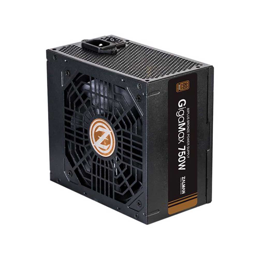 Блок питания  Zalman ZM750-GVⅡ, 750W, ATX, Bronze, APFC, 20+4pin, 4+4pin, 5*Sata, 3*Molex, 4*PCI-E 6+2 pin, FDD, Вентилятор 12см, Черный (5 лет)