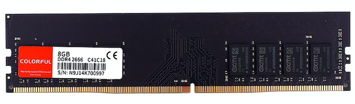 DDR4 Colorful 8 Gb Colorful, CD08G2666D4NP19, DDR4, 8 GB ,DIMM <2666MHz> CL19