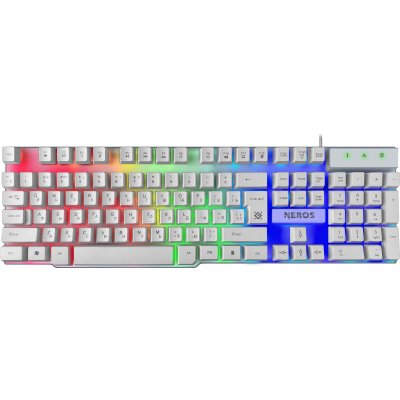 Клавиатура игровая Defender Neros GK-147 RU, белый