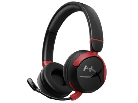 Гарнитура, HyperX, 7G8F1AA, Cloud Mini - Wireless (Black), Микрофон съёмный гибкий, Динамики 30 мм, 114 Ом, 20-20000 гц, Блок управления звуком USB уд