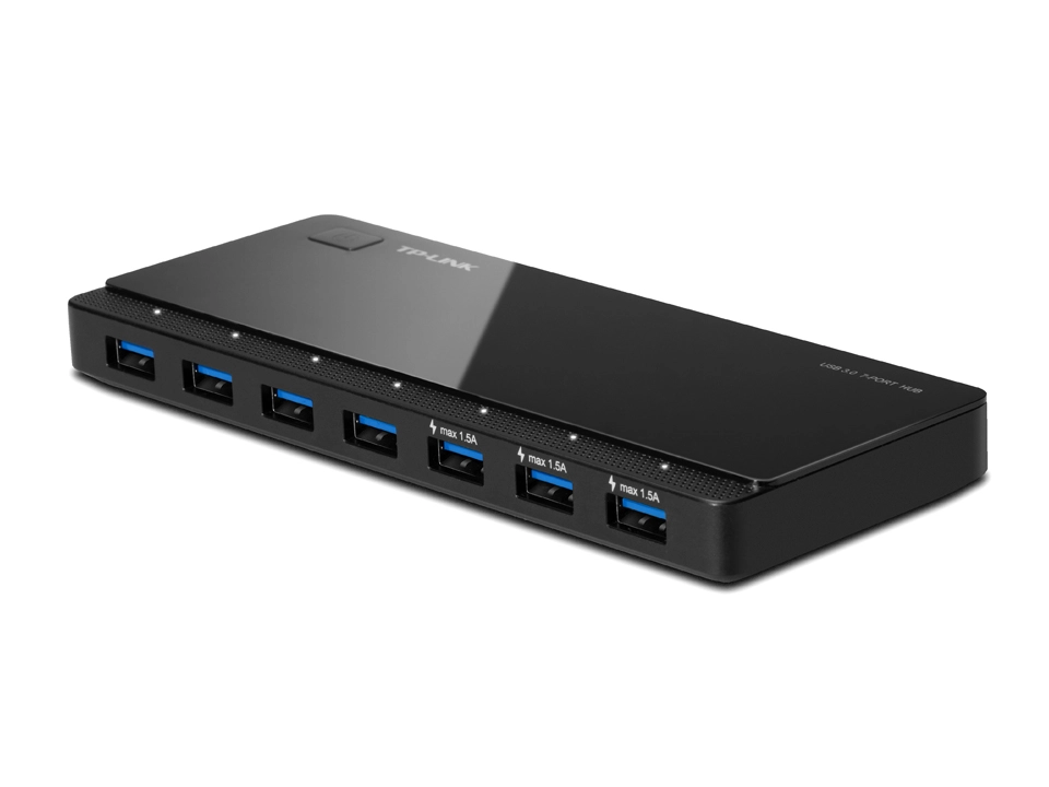 Расширитель USB Tp-Link UH700 <7-портовый концентратор USB 3.0, адаптер питания в комплекте>