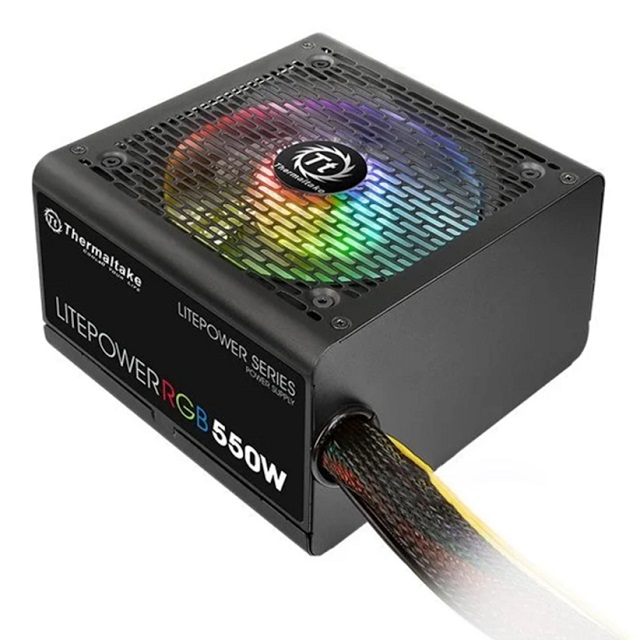 Блок питания Thermaltake Litepower RGB 550W/Non Modular/Fan Hub/Single PS-LTP-0550NHSANE-1