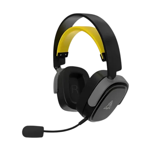 Гарнитура, Ajazz, AHM09/MAX/BGY, AHM09 Max, Беспрводные, Чёрный