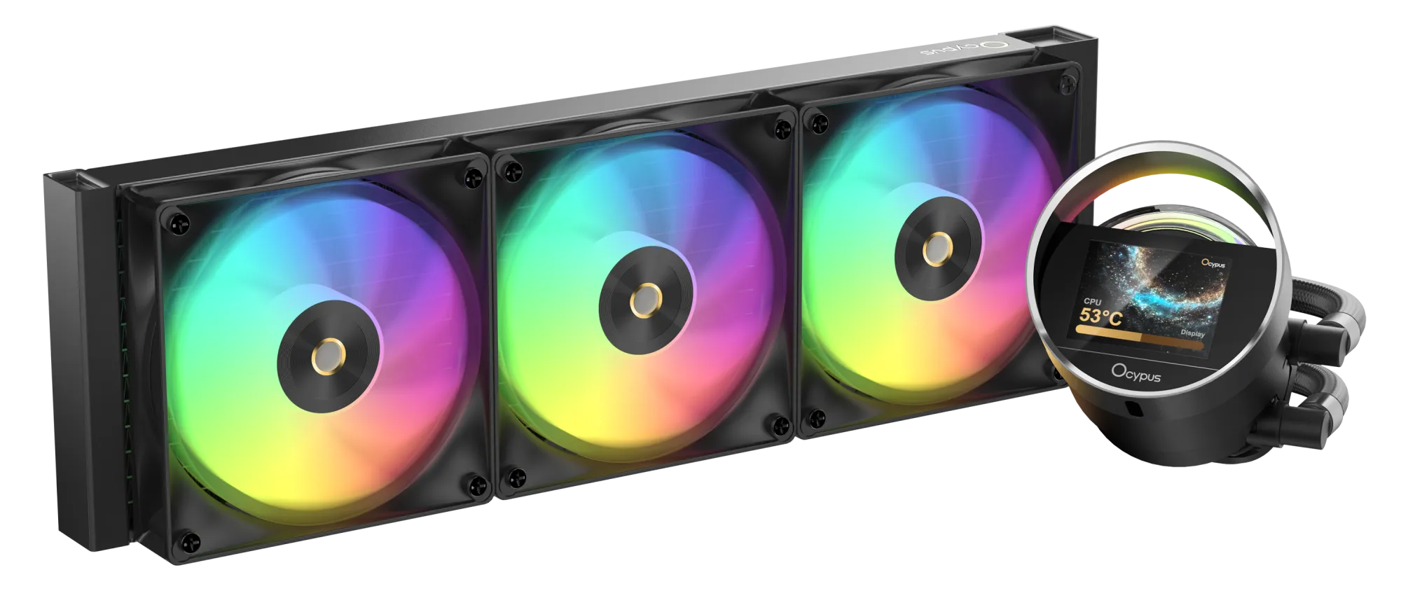 Водяное охлаждение для CPU Ocypus Sigma L36 BK ARGB TDP 300W 4-pin Intel/AMD Черный
