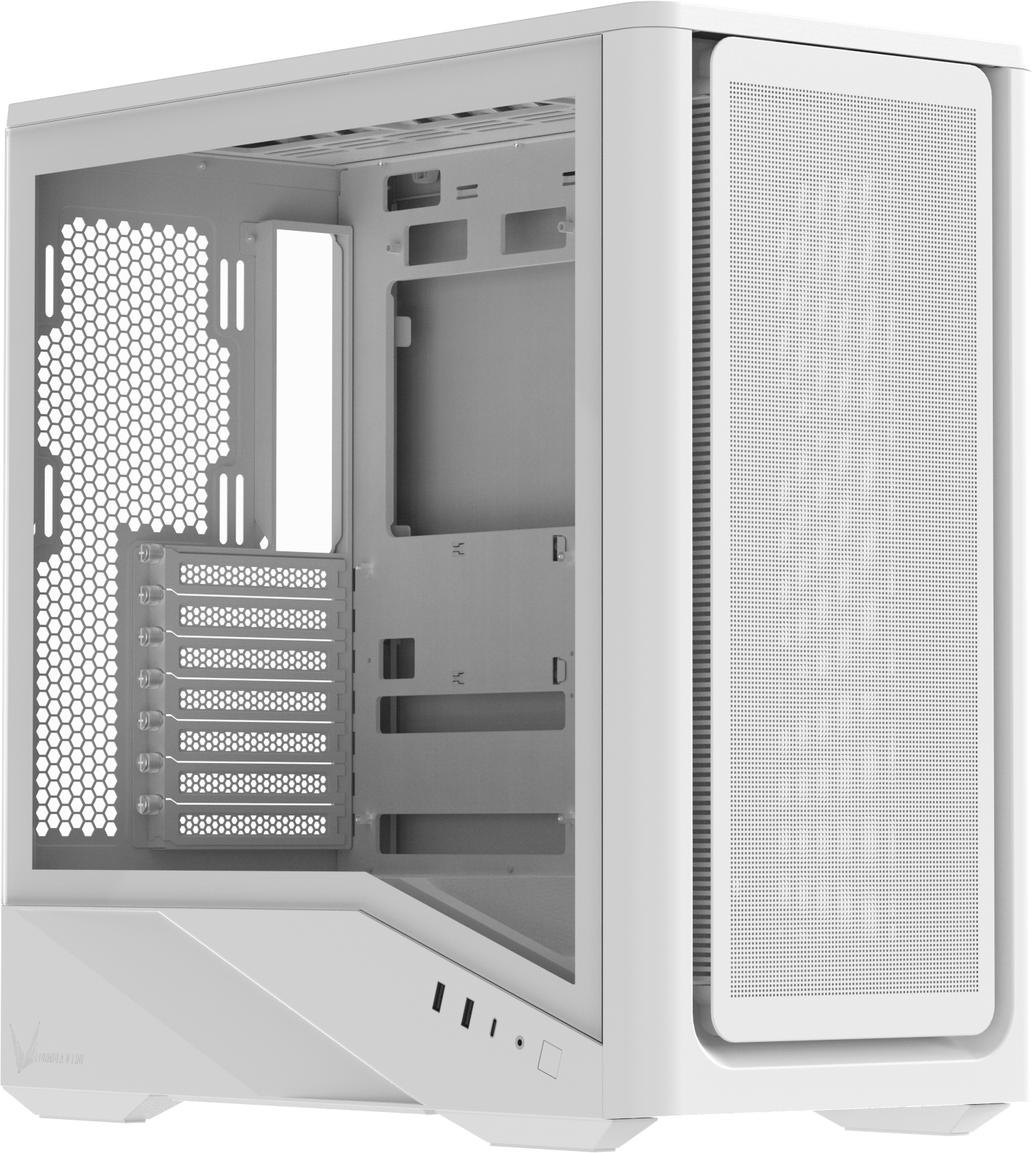 Компьютерный корпус, Formula V, Air Power G9 DUO SA White, EATX/ATX/micro ATX/mini-ITX, USB Type C*1/3.0*2, HD-Audio, Кулер 4*120мм ARGB, Высота проце