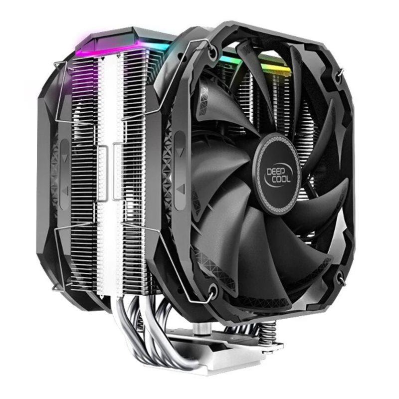 Кулер, Deepcool, AS500 PLUS 1200RPM 31.5dBa 140mm RGB Socket Intel/AMD R-AS500-BKNLMP-G + Socket 170