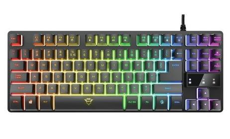 Клавиатура игровая Trust RU GXT 833 THADO 23698 черный