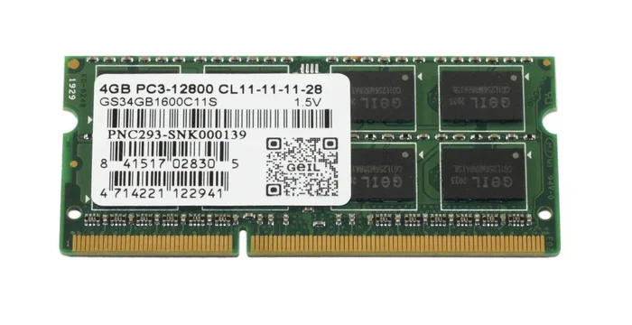 SODIMM DDR3 8 GB DDR3L 1600Mhz GEIL PC3 12800 GGS38GB1600C11S SO-DIMM 1,35V SODIMM DDR3 8 GB DDR3L 1600Mhz GEIL PC3 12800 GGS38GB1600C11S SO-DIMM 1,35V