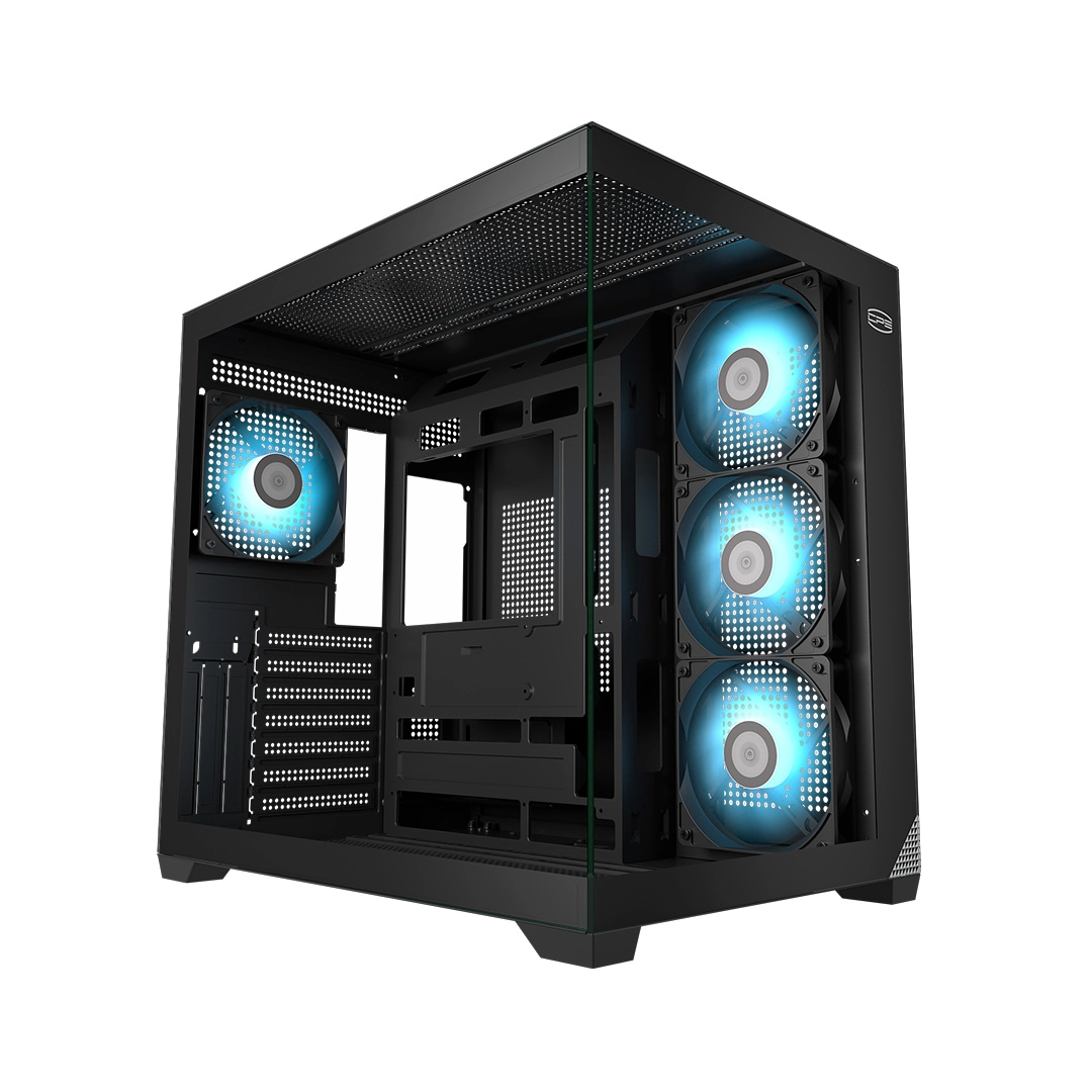 Кейс, PCCooler C3T700 BK ATX/mATX/ITX USB-C USB3.0 USB2.0 Black