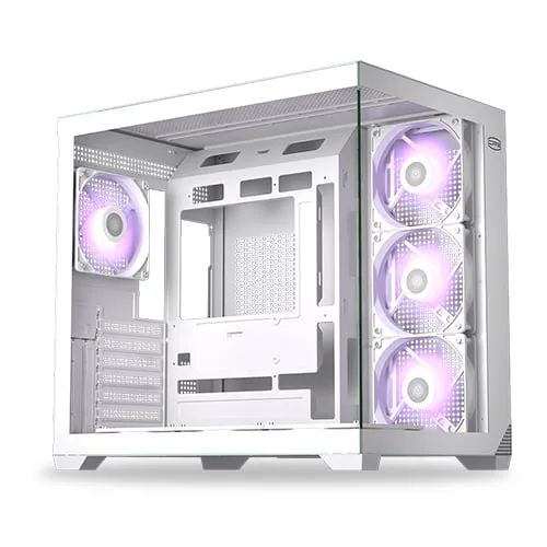 Кейс, PCCooler C3T700 ARGB WH ATX/mATX/ITX USB-C USB3.0 USB2.0 White