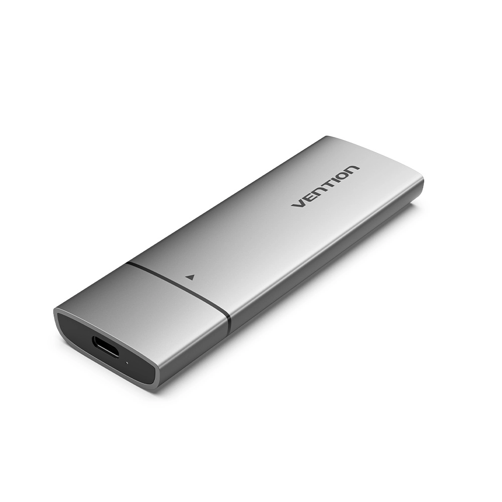 Внешний корпус SSD Vention KPGH0 <M.2 NVMe SSD Enclosure (USB 3.1 Gen 2-C) Gray Aluminum Alloy Type>