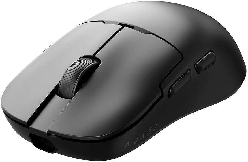 Мышь, Ajazz, AJ159/NLP/Black, AJ159 NL P, Оптическая, Сенсор Ajazz-T PAW3395, до 26000 DPI, 650 IPS, 6 кнопок, Беспроводная, USB, Bluetooth, NearLink,