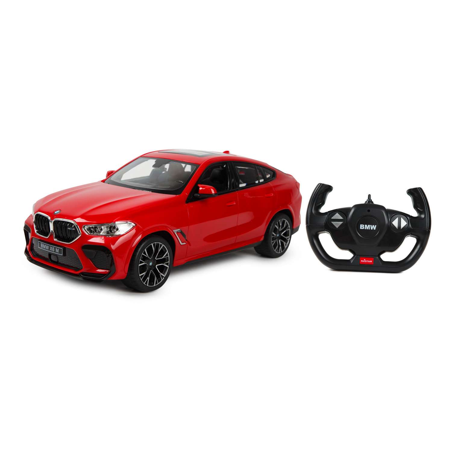 Радиоуправляемая машина, RASTAR, 99200R, 1:14, BMW X6 M, Пластик, 2.4GHz, Красный