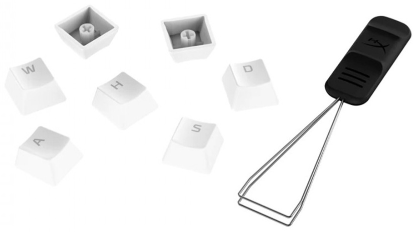 Набор кнопок на клавиатуру, HyperX, 519T5AA#ACB, PBT Keycaps Full Key Set, Белый