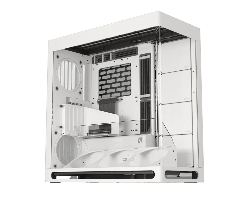 Компьютерный корпус, HAVN, HS 420 VGPU WH (HVN-CA-HS420-07), E-ATX/ATX/Micro ATX, USB 1*Type C/2*3.2, HD-Audio, Высота процессорного кулера до 185 мм,