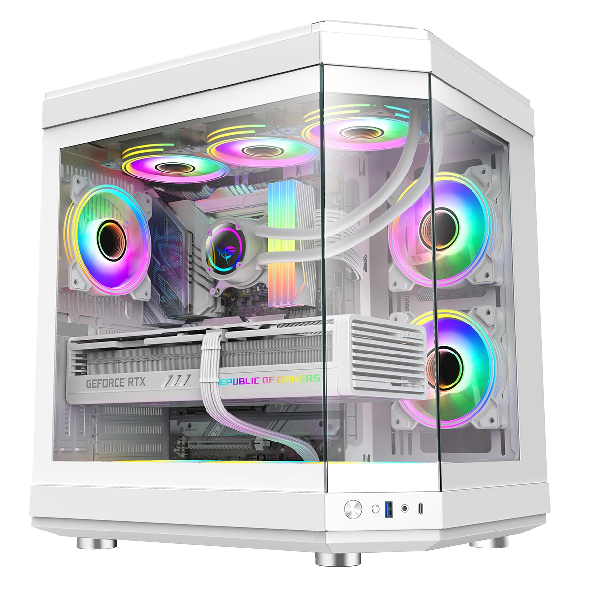 Корпус GameMax HYPE White <FANx3>