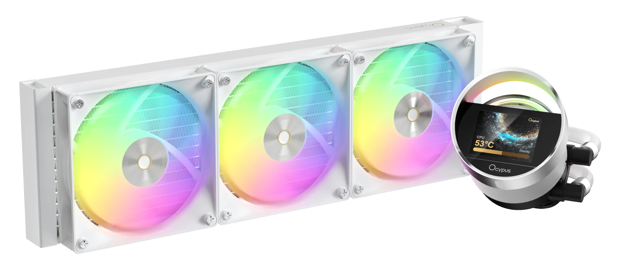 Водяное охлаждение для CPU Ocypus Sigma L36 WH ARGB TDP 300W 4-pin Intel/AMD Белый