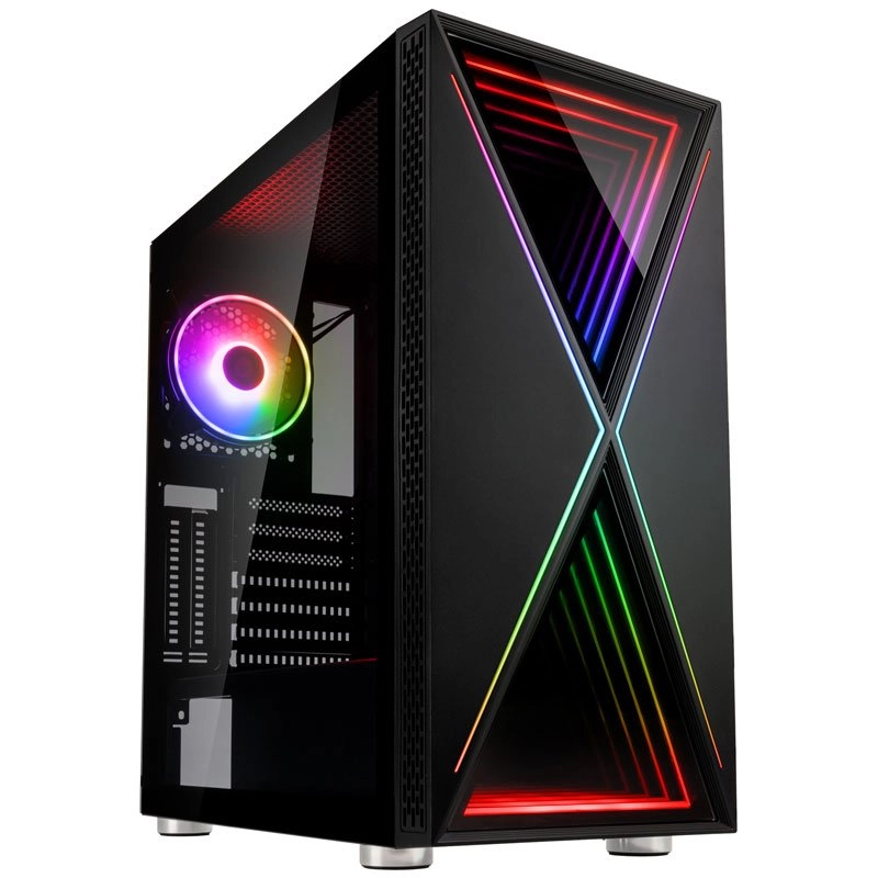 Корпус ПК без БП Kolink Void X ARGB Midi Tower Case - Black