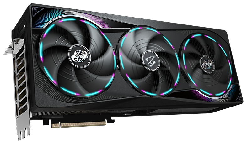 Видеокарта 16 Gb Gigabyte RTX5080 AORUS MASTER 16G (GV-N5080AORUS M-16GD) (4719331355586), GDDR7, 256bit, 1-HDMI, 3-DP, Windforce 3X Fan, 360*150*75 м