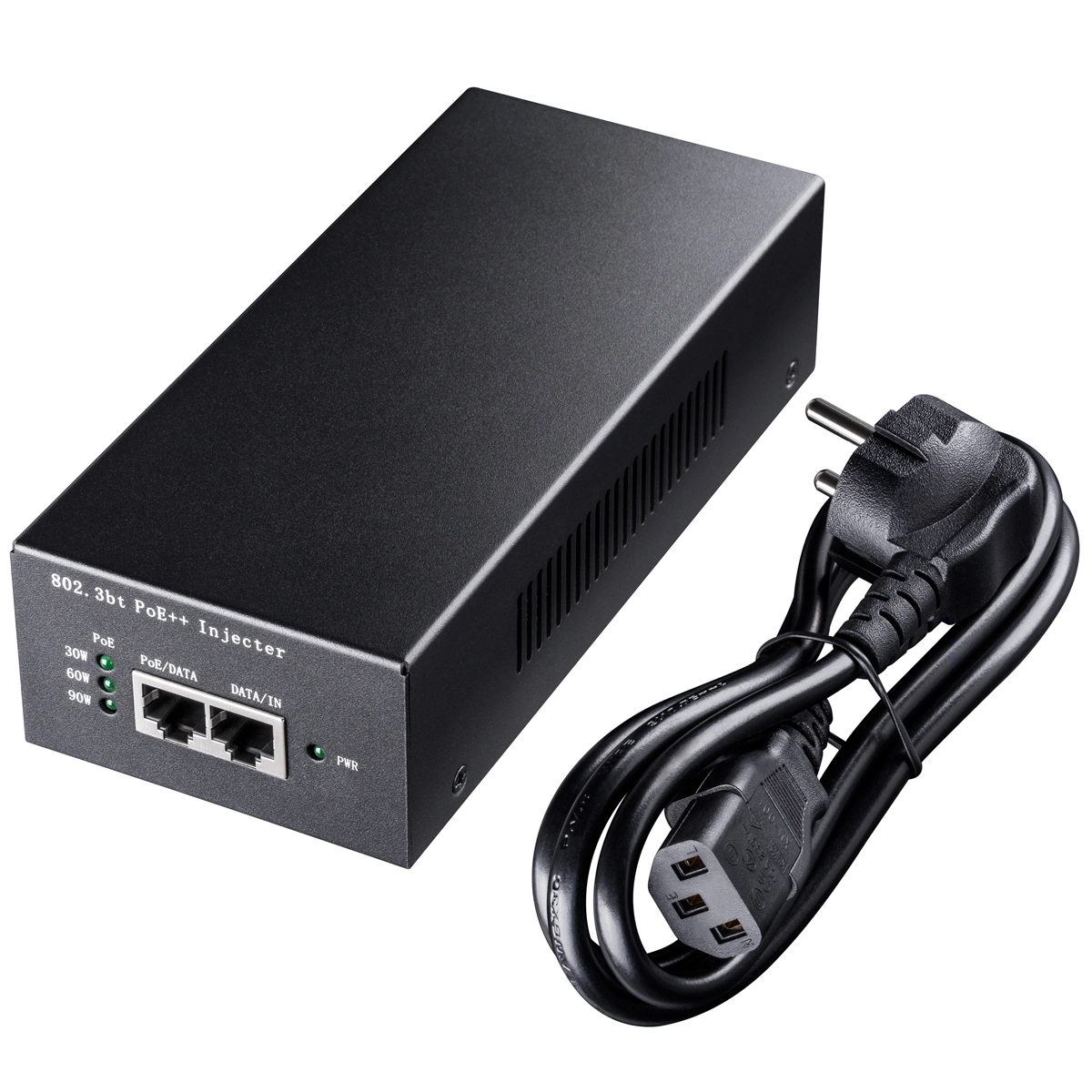 Инжектор POE+ CUDY POE400 <90W Gigabit PoE+/PoE Injector, 802.3bt/at/802.3af Standard, Data and Powe