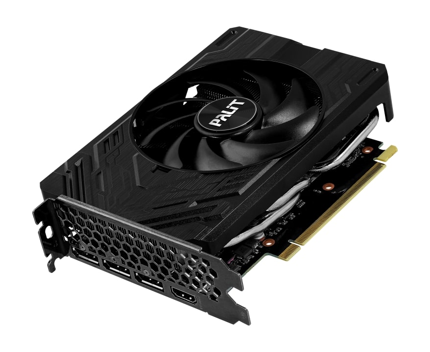 Видеокарта PALIT 8 Gb RTX4060Ti STORMX OC 8G,NE6406TS19P1-1060F,GDDR6, 128bit, 3-DP, HDMI, 169.9*124