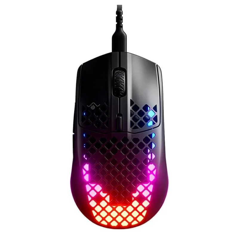 Мышь Steelseries, Aerox 3 (2022) Onyx, 62611, Игровая, Оптическая, 8500 CPI, 6 кнопок, Подсветка RGB