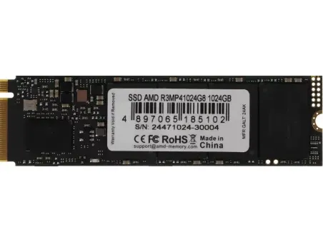 1 000 Gb SSD AMD RADEON R3 Series M.2 PCIe 4.0 2280 R7000/W5900 R3MP41024G8 1 000 Gb SSD AMD RADEON R3 Series M.2 PCIe 4.0 2280 R7000/W5900 R3MP41024G8