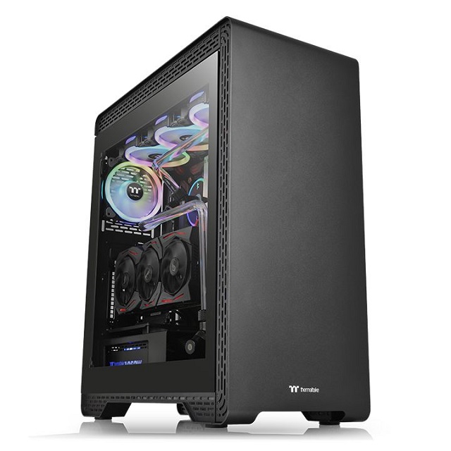 Кейс Thermaltake, S500 TG, CA-1O3-00M1WN-00, SPCC, Tempered Glass*1, 140mm Standard Fan*1/120mm Stan