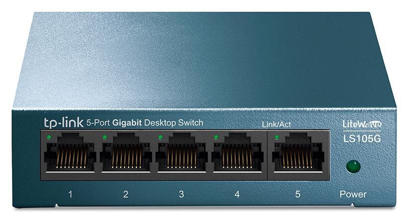 Гигабитный коммутатор Tp-Link TL-LS105G LiteWave <5-Port 100/1000Mbps, 802.3X Flow Control, 802.1P/D