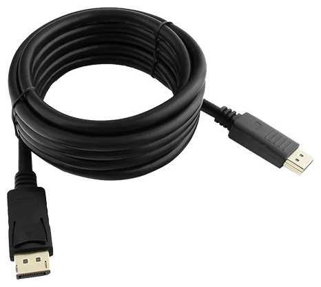 Кабель Cablexpert CC-D2P-10M, 10м, черный ,Cable DisplayPort to DisplayPort, CC-DP2-10M, DP v1.2, bl