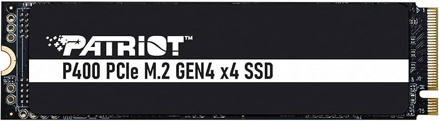 1 000 GB SSD M.2 Patriot P400, 1 TB ,PCIe P400P1TBM28H, PCIe Gen4 x4 1 000 GB SSD M.2 Patriot P400, 1 TB ,PCIe P400P1TBM28H, PCIe Gen4 x4