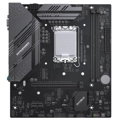 Мат.плата MaxSun Challenger B760M D5 WIFI ,MB Socket1700, MATX, iB760 (VGA+HDMI), 2DDR5, PCIx16, PCIx1