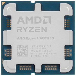 Процессор AMD AM5 Ryzen 7 9850X3D, oem, 8M L2 + 96M L3, 4.7 GHz, 8/16 Core, 120 Вт, Radeon™ Graphics 