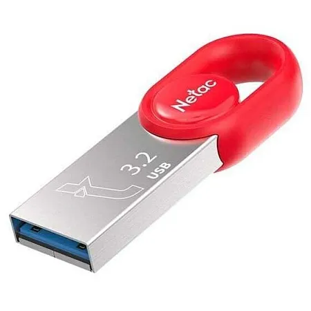 USB 128 GB 3.2 Netac, NT03UM2N-128G-32RE, 128GB, USB3.2 Красный